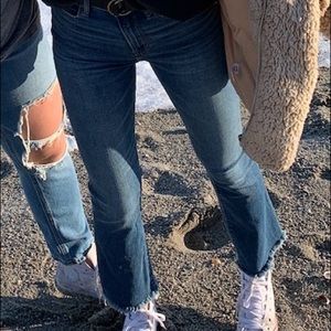 REMOVING IN  2 DAYS High rise ankle flare jean